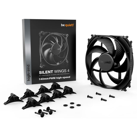 Be quiet! Silent Wings 4 PWM high-speed 140x140x25, case fan (black) Be quiet