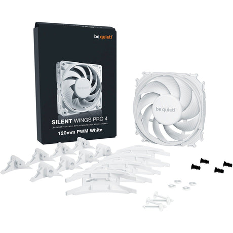 be quiet! Silent Wings Pro 4 120mm PWM White, case fan (white) Be quiet