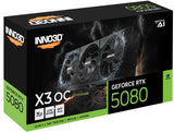 Inno3D GeForce RTX 5080 X3 OC 16GB InnoVISION Multimedia Technologies