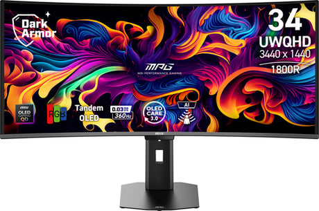 MSI MPG 341CQRDE QD-OLED X36 – produktvisning 8