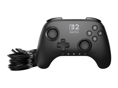 PowerA Advantage Wireless Controller Nintendo Switch 2 Sort – Controller og USB-kabel