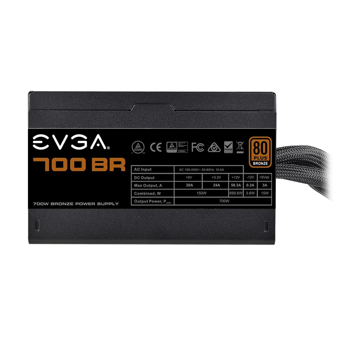 EVGA PSU BR 700W 80+ Brons