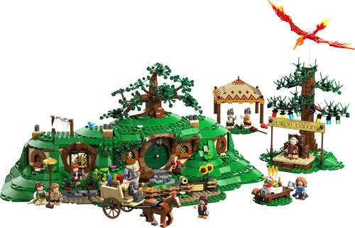 LEGO Icons 10354 – Ringenes Herre: Herredet – bygget Herredet med hobbithul, festområde og figurer