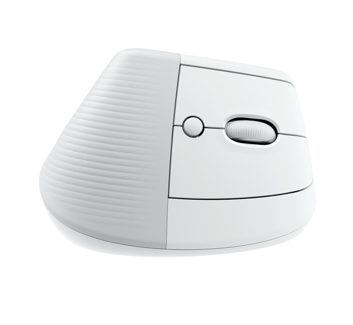 Logitech - Lift for Mac Vertical Ergonomic Mouse - OFF-WHITE Logitech