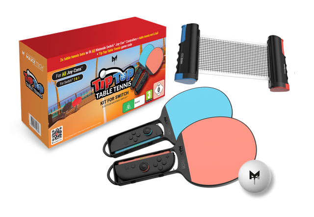 Maxx Tech Tip Top Table Tennis Kit - Nintendo Switch 2 & Nintendo Switch – produktbillede