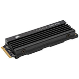 Corsair MP600 PRO LPX – 2 TB PCIe 4.0 NVMe SSD med køleprofil – set skråt fra siden