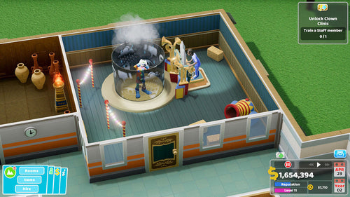 Two Point Hospital Switch Code in a Box – Gameplay, spilscene 6