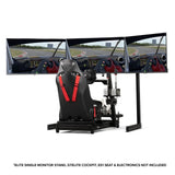 Next Level Racing Elite Fristående Trippeltillägg I Svart.