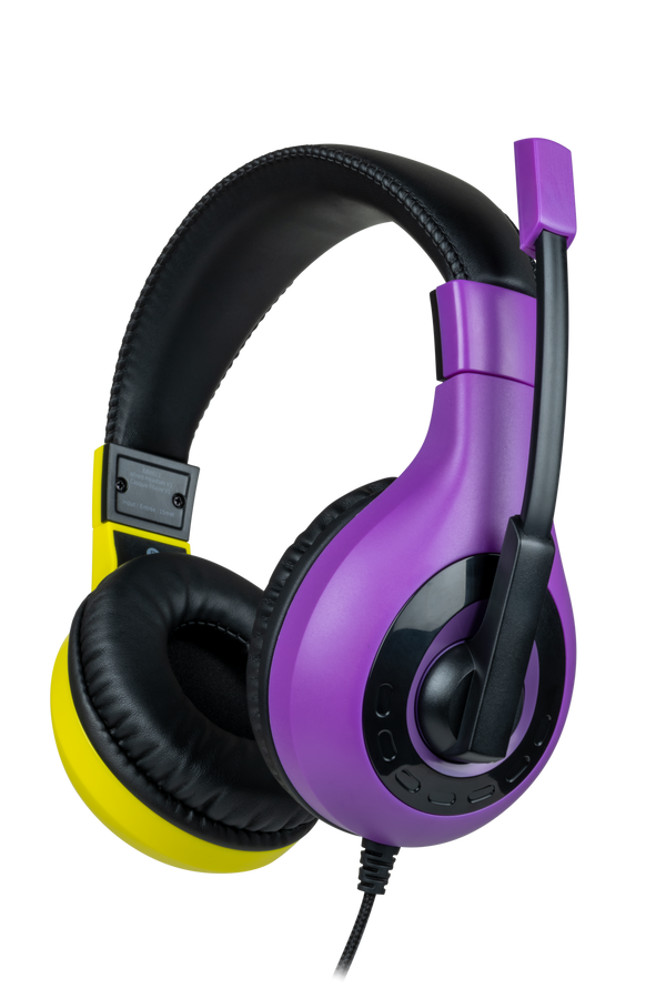 BigBen Interactive Stereo Gaming Headset V1 - Lila + Gul (Switch)