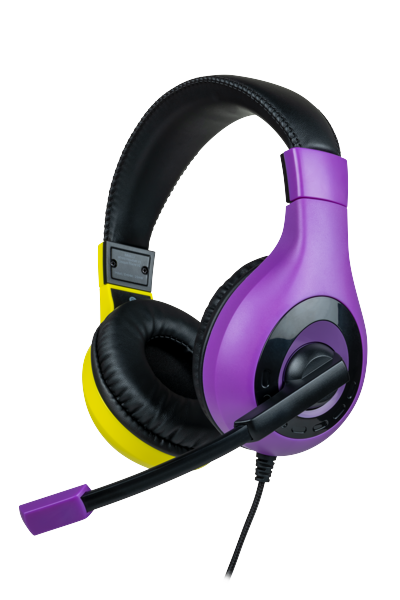 BigBen Interactive Stereo Gaming Headset V1 - Lila + Gul (Switch)