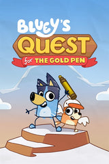 Bluey's Quest for the Gold Pen – officiel forside fra Xbox