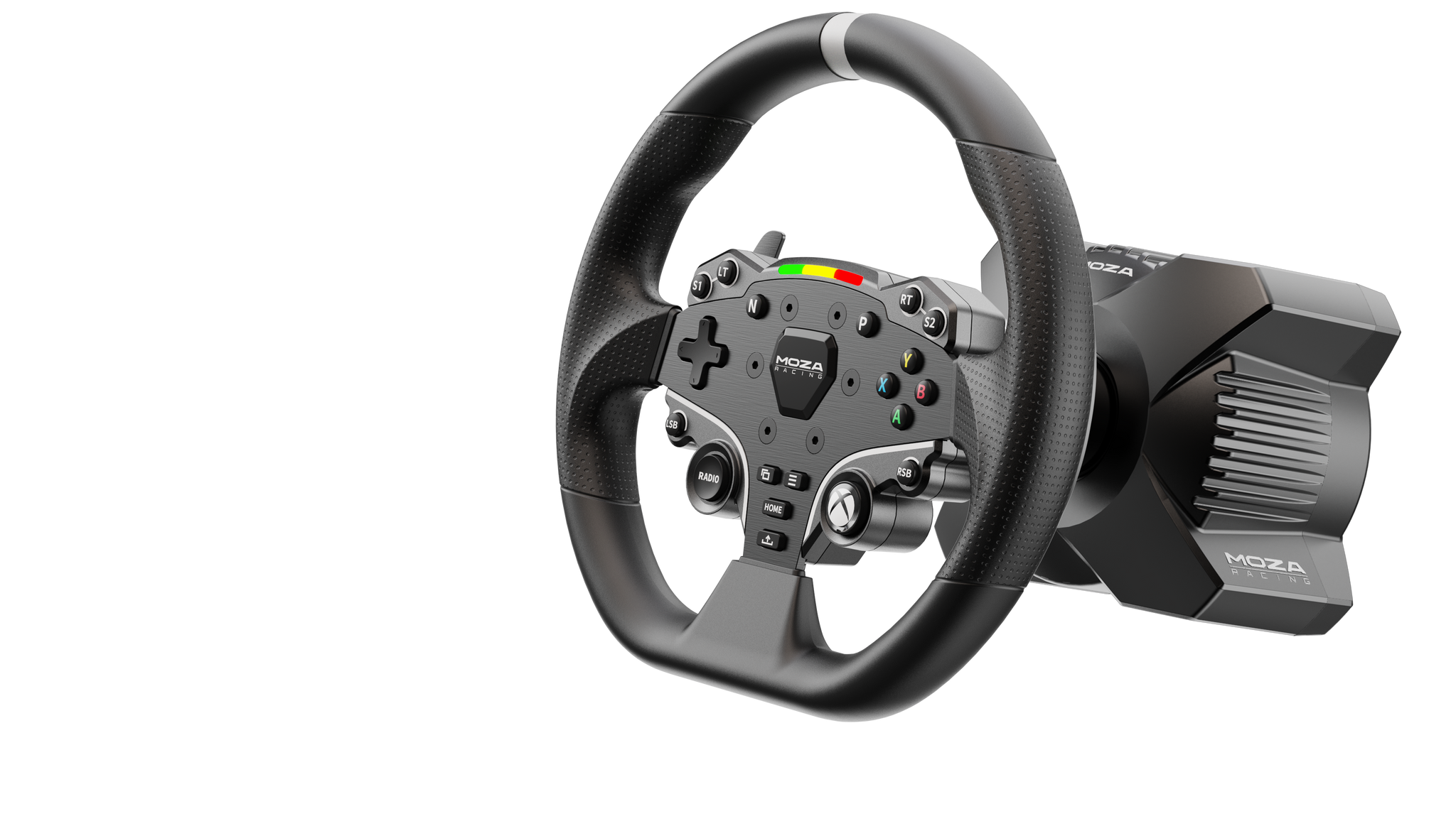 Moza R3 Racing Simulator (R3-bas, ES-ratt, SR-P Lite två pedaler, bordsklämma)