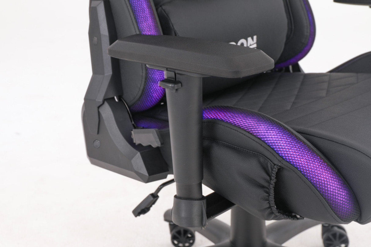 DON ONE - Valentino RGB Gamer Stol MK4 - PU Läder - Upp Till 120 KG