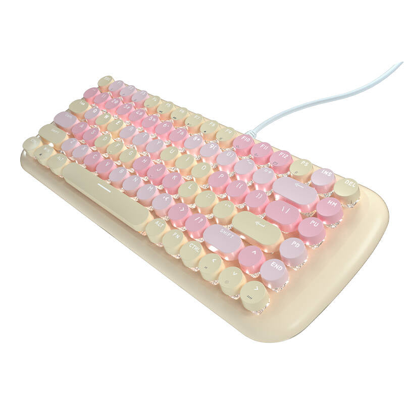 MOFII Candy M Trådbundet Mekaniskt Tangentbord (kräm)