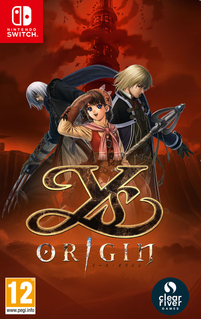 Ys Origin – Nintendo Switch – spilomslag