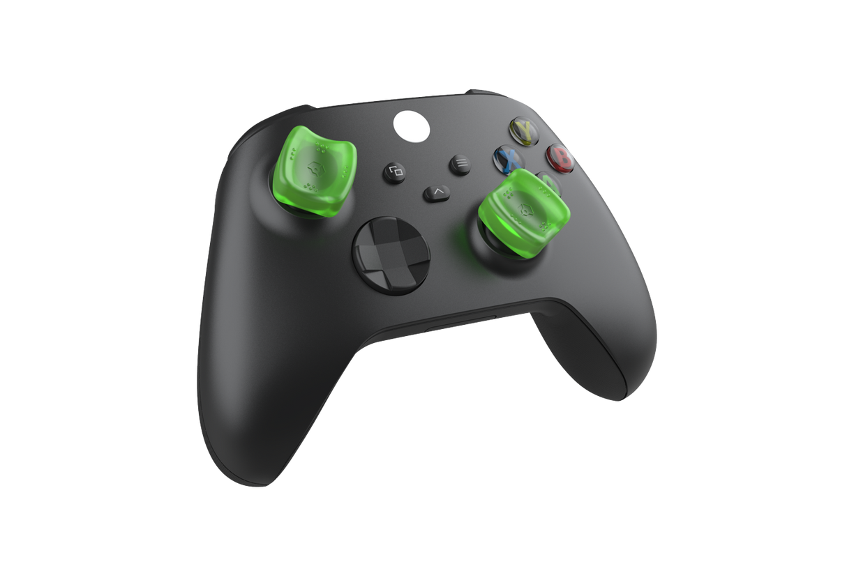 Gioteck Sniper Thumb Grips (genomskinlig Grön)