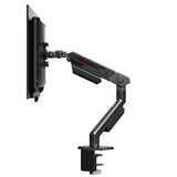 ASUS ROG Ergo AAS01R skærmarm – skærm og arm set fra siden, skærm medfølger ikke