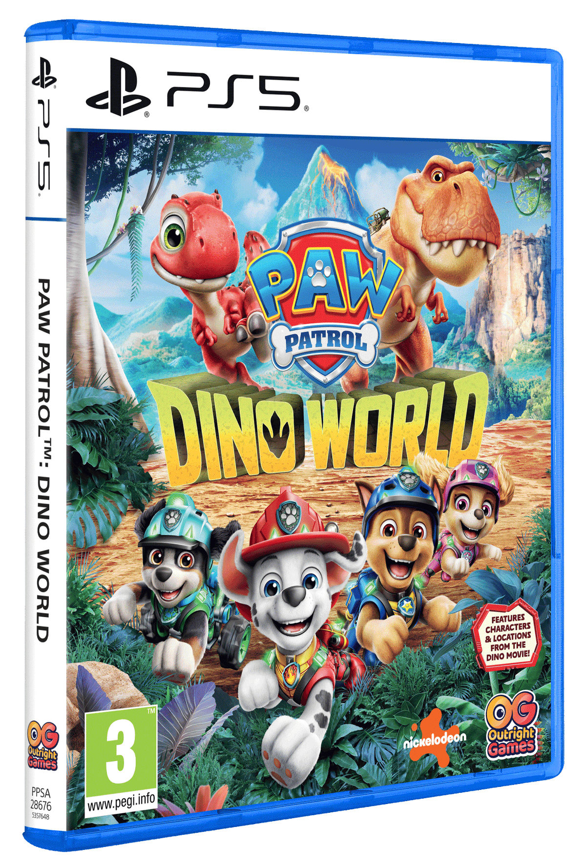 PAW Patrol Dino World – PlayStation 5 – spilomslag