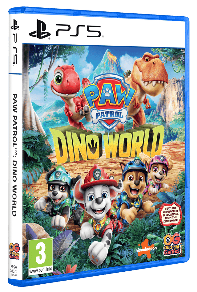 PAW Patrol Dino World – PlayStation 5 – spilomslag