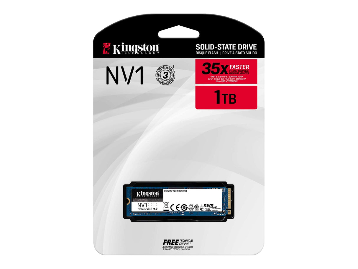 Kingston SSD 1TB M.2 PCI Express 3.0 X4 (NVMe)