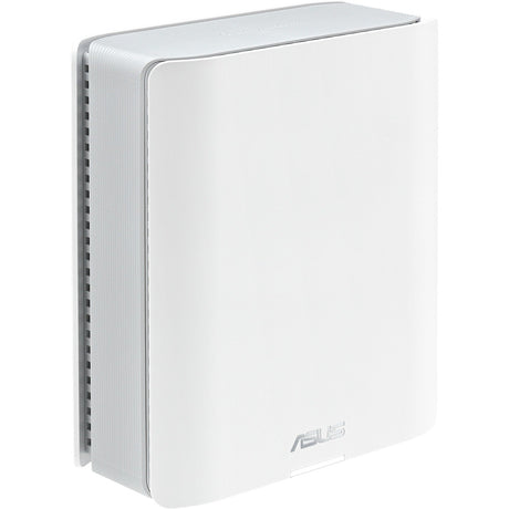 ASUS ZenWiFi BT8 i hvid – detalje af top og front