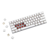 Trådlöst Mekaniskt Tangentbord Motospeed SK62 Vit (röd Switch)