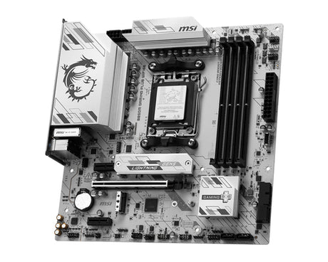 MSI B850M GAMING PLUS WIFI6E bundkort - AM5, micro-ATX - visning 3