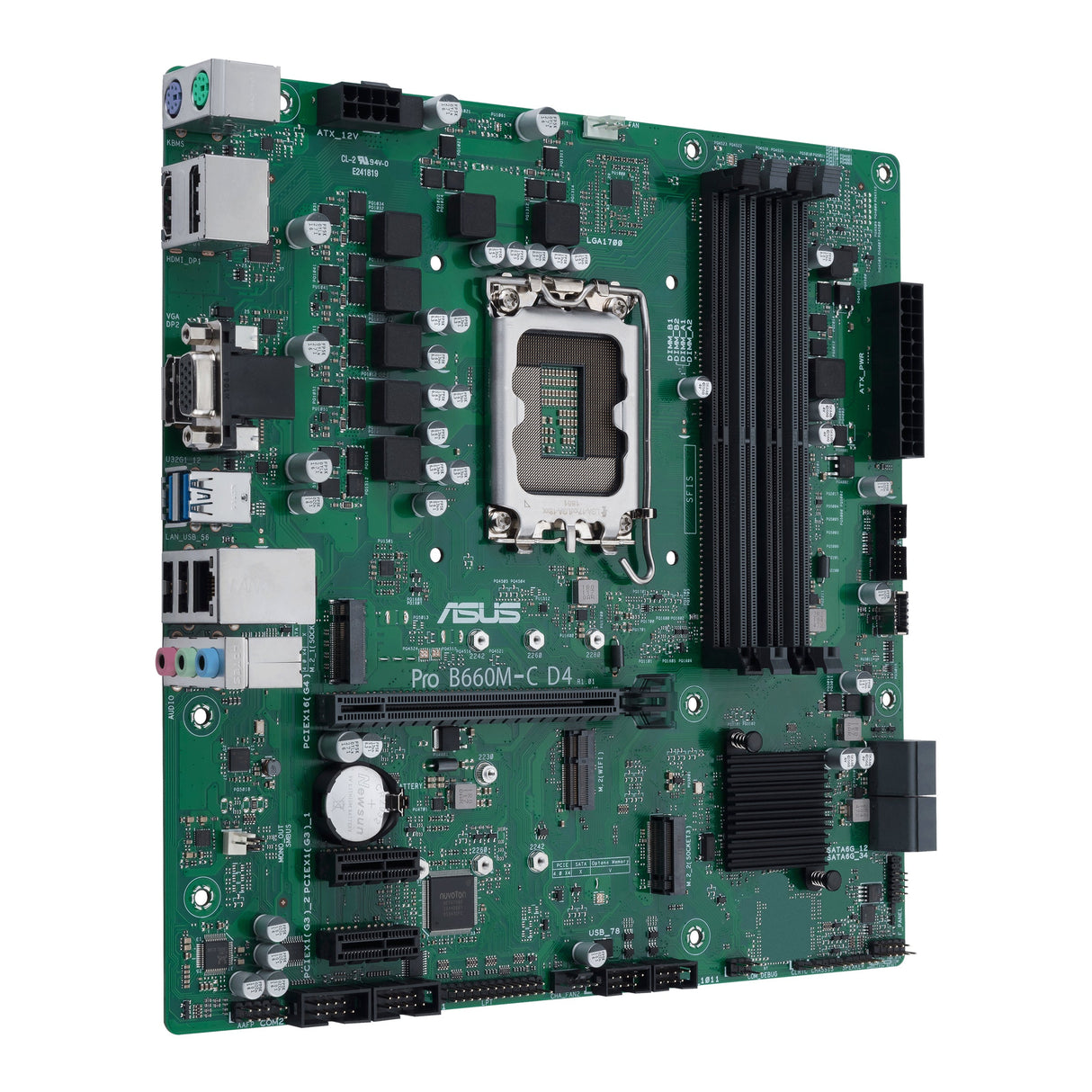 ASUS PRO B660M-C D4-CSM (mATX, B660, LGA 1700, DDR4)