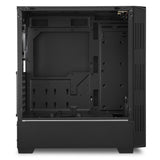Sharkoon RGB LIT 100 Tower Case (Black, Front and Side Panel of Tempered Glass)