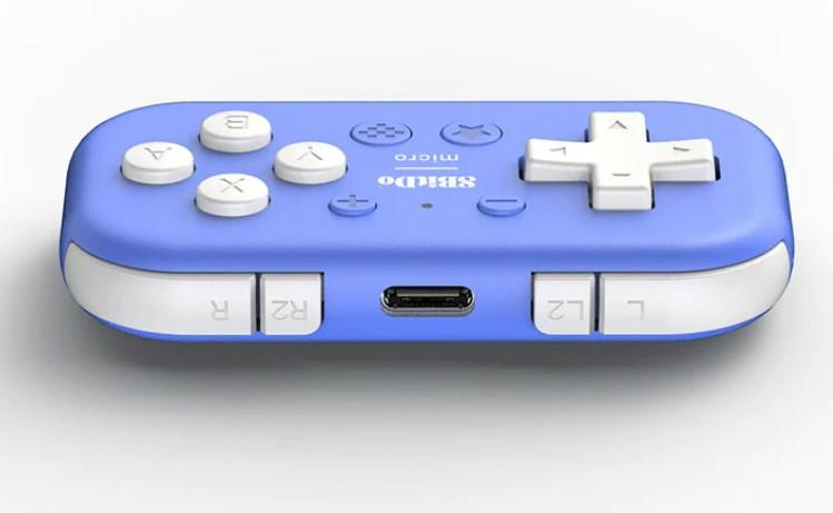 8BitDo Micro Bluetooth Gamepad Blå