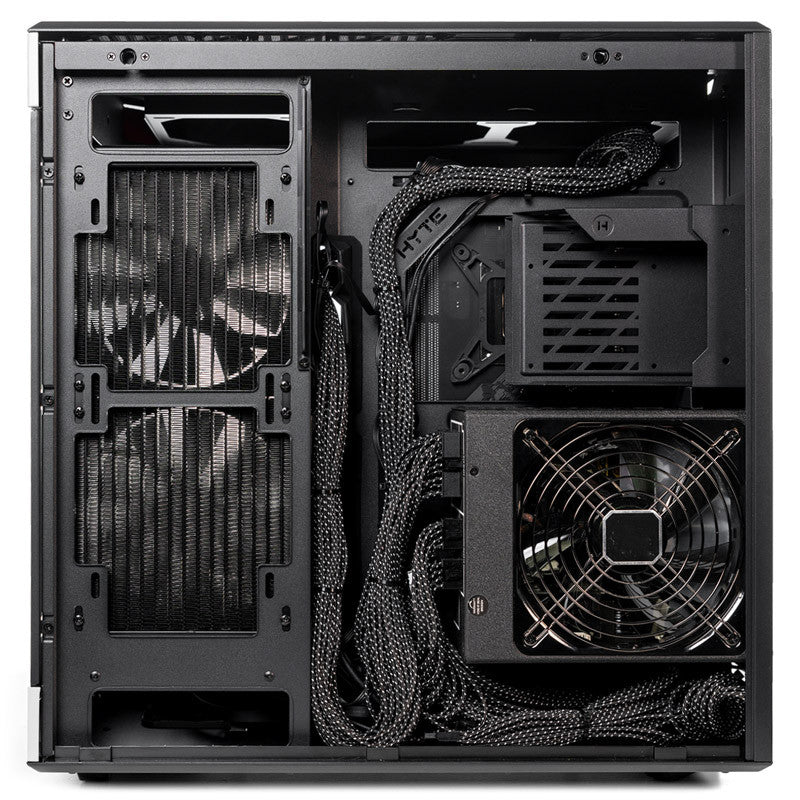 Hyte Y60 Midi Tower - svart/vit, PCI-e 4.0, panoramautsikt över glas