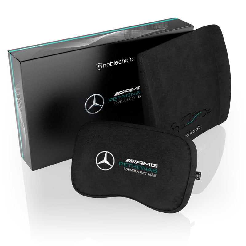 Noblechairs Memory Foam-kuddset För Spelstol Mercedes-AMG Petronas Formula One Team Edition