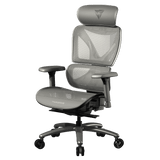 ThunderX3 XTC Mesh Grey - Nätstol, Max 125 Kg, 3d Armstöd, Klass 4 Gaslyft