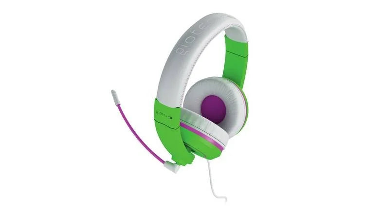 Gioteck XH-100S Trådbundet Stereoheadset (rosa/grön)