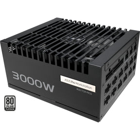 ASUS Pro WS 3000P – sort strømforsyning set skråt ovenfra