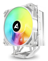 Sharkoon A50 RGB CPU-køler – hvid, 5 heatpipes, 120 mm PWM – billede 4