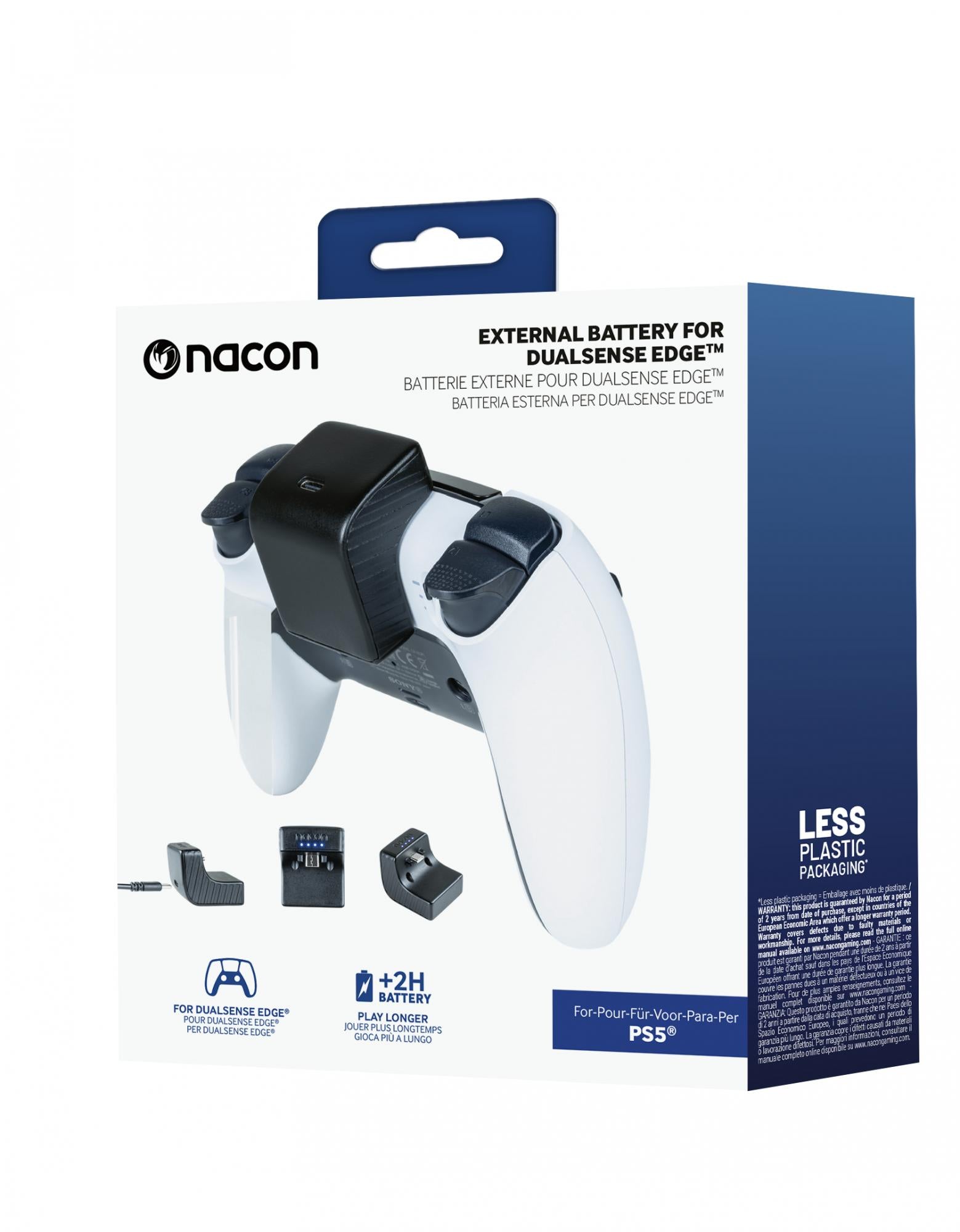 Nacon Batteripaket Svart PS5
