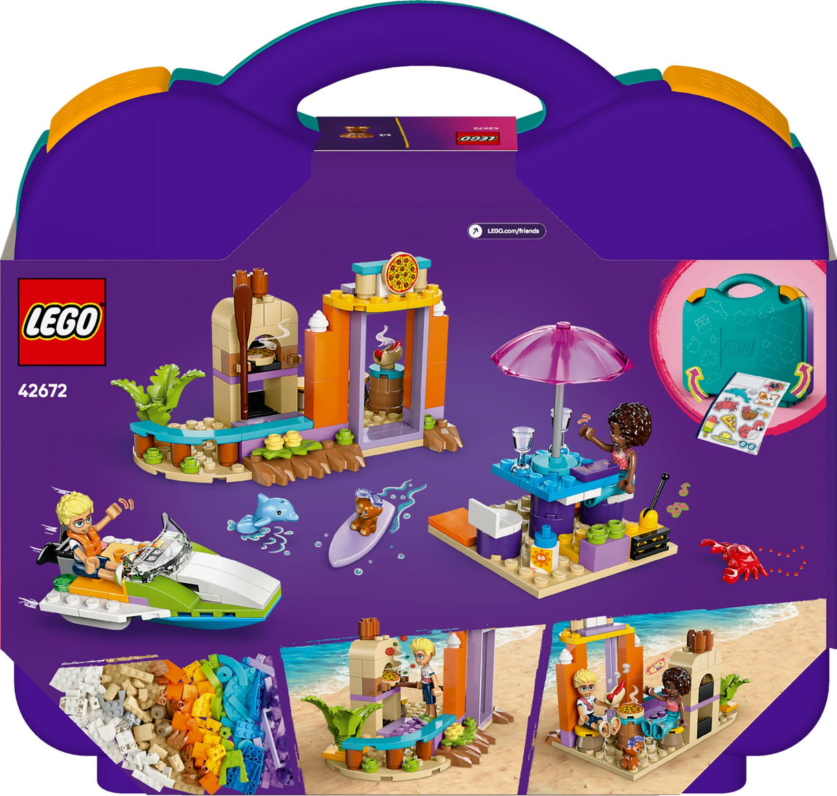 LEGO - LEGO Friends - Creative Beach and Travel Suitcase (42672) LEGO