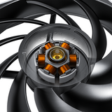 Montech METAL ST12 Svart - Single Tower CPU-kylare / 5 Värmerör