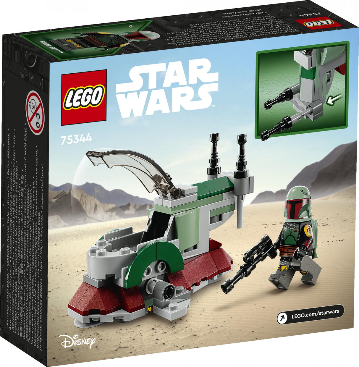 LEGO Star Wars - Boba Fetts Starship™ Microfighter (75344)
