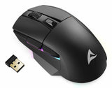 Sharkoon SKILLER SGM50W Black 6400 DPI ATG4090 RGB 2.4GHz Wireless 70h Battery Charging Dock Gaming Mouse Sharkoon