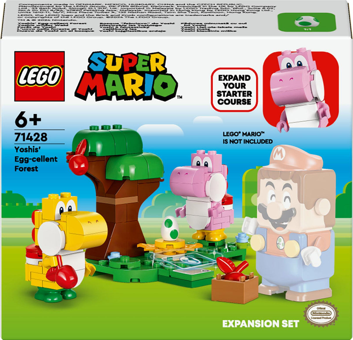 LEGO Super Mario - Yoshis&#039; ägg-cellent Skogsexpansionsset (71428)