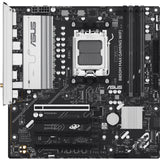 ASUS B850M MAX GAMING WIFI – bundkort set ovenfra