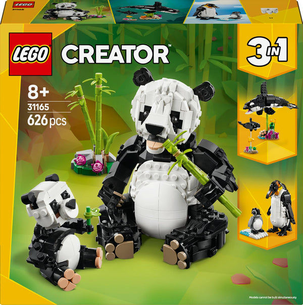 LEGO 31165 Creator 3-i-1 Vilda djur: Pandafamiljen