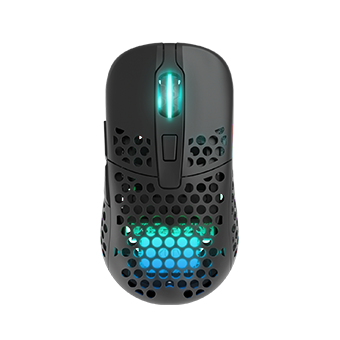 Xtrfy M42 Trådlös RGB, Spelmus, Svart