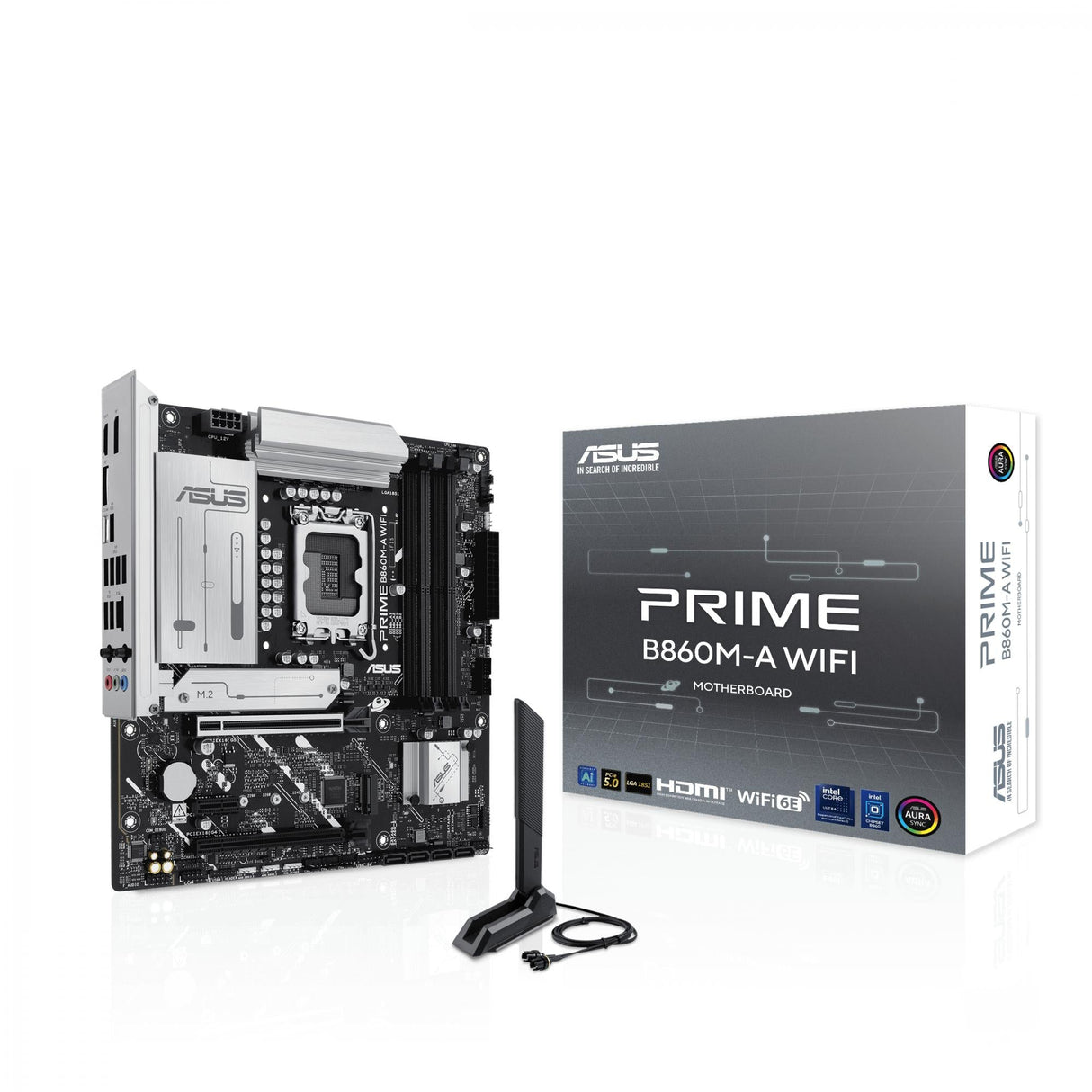 ASUS PRIME B860M-A WIFI (mATX, B860, LGA 1851, DDR5)