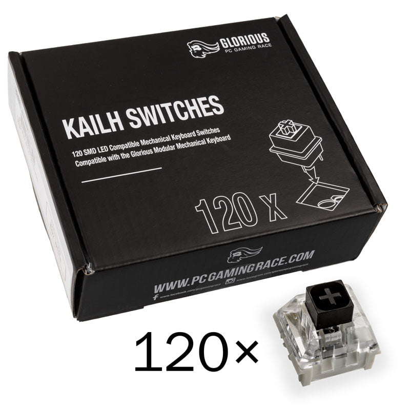 Glorious Kailh Box Black Switches (120 St)