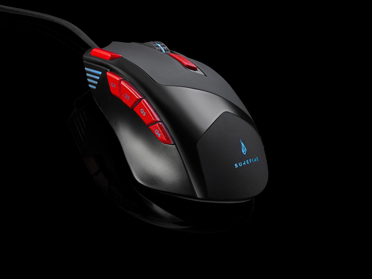 SUREFIRE - Eagle Claw Gaming RGB-mus Med 9 Knappar