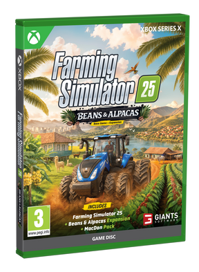 Farming Simulator 25 – Beans & Alpacas Edition – Xbox Series X – spillets forside