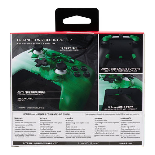 PowerA Enhanced Wired Controller – Heroic Link – Switch – produktbillede 14